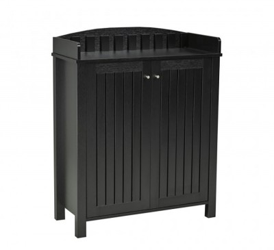 SHOE CABINET BLACK